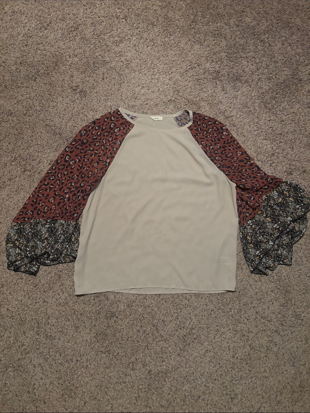 And The Why Boho Hippie Blouse L